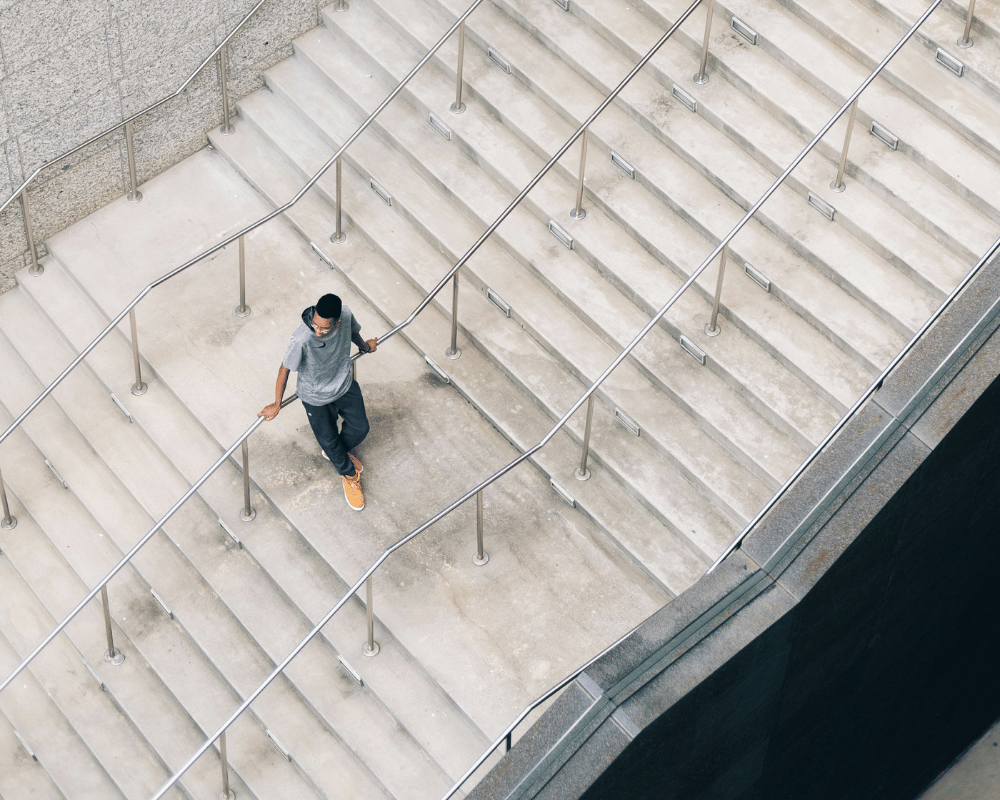 Ondernemers algemeen op trap