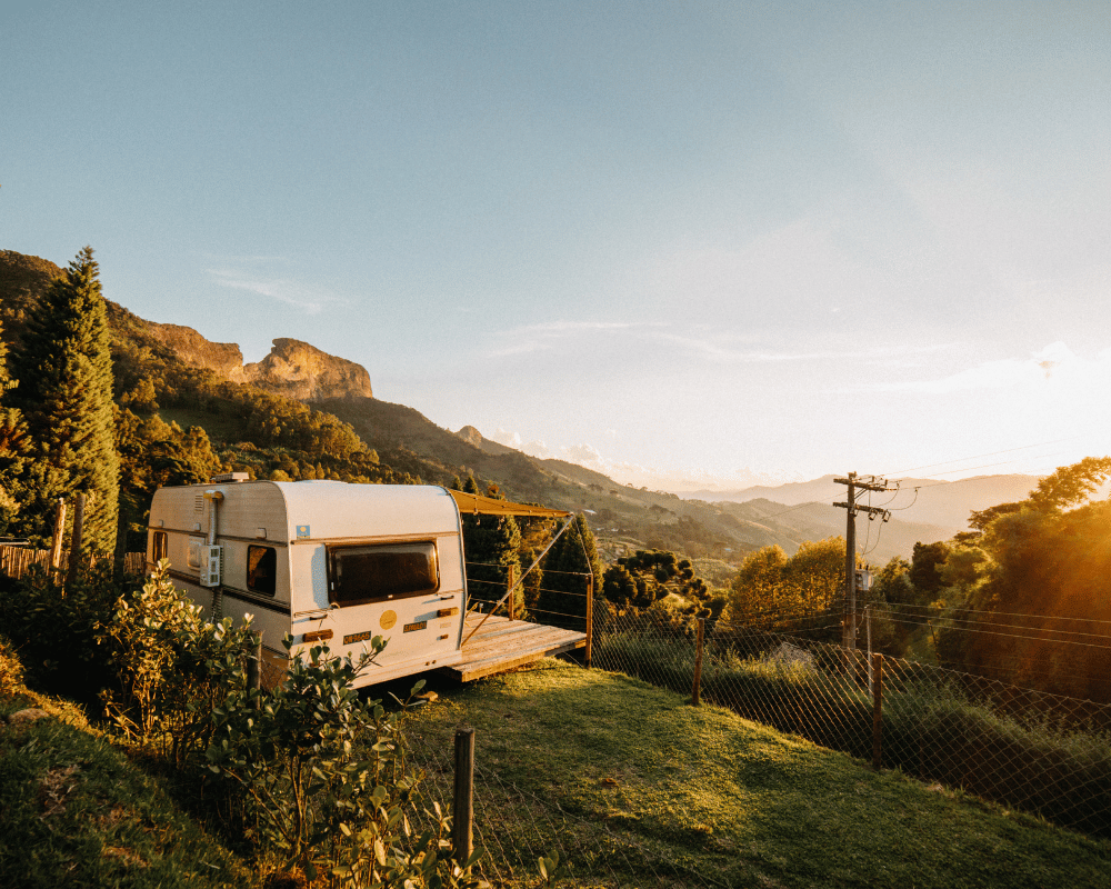 Caravan on vacation