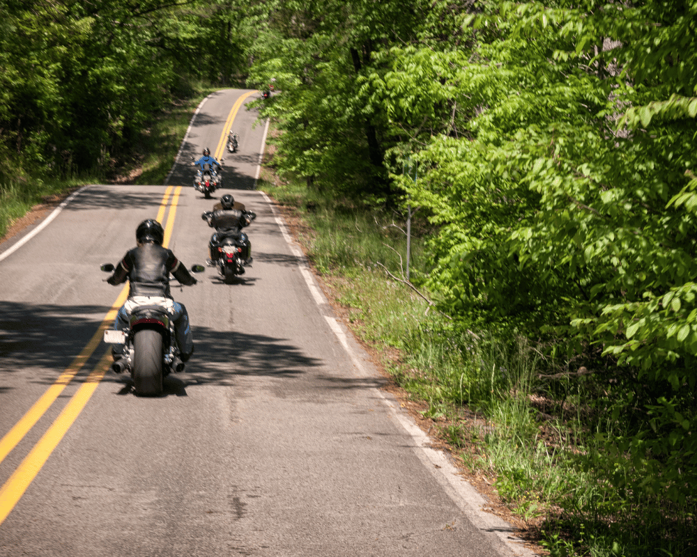 Motorcycle riding