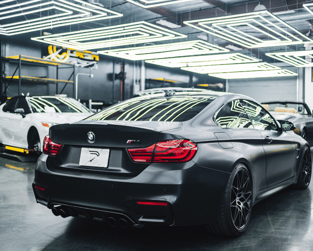 Car in garage