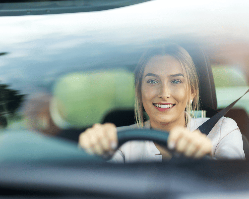 Car driving insured